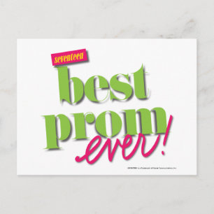 Carte Postale Best Prom Ever - Vert