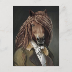 Carte Postale Bêtes nobles - Cheval Dandy