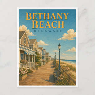 Carte Postale Bethany Beach Delaware Promenade GeoSaga