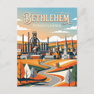 Carte Postale Bethlehem États-Unis