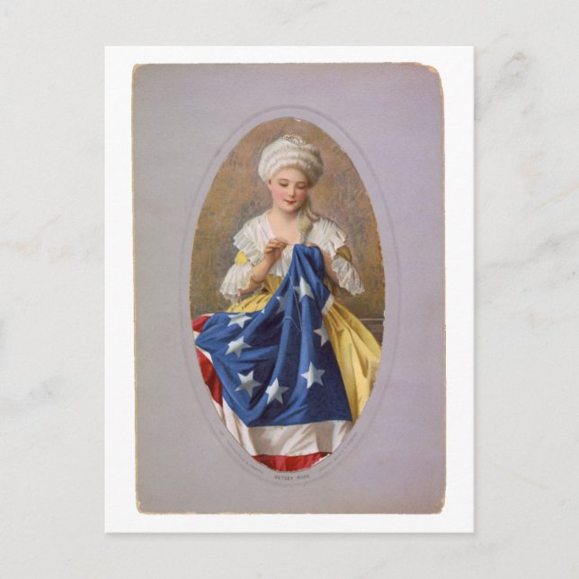Carte Postale Betsy Ross, c1908, G. Liebscher (Devant)
