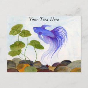 Carte Postale Betta fish