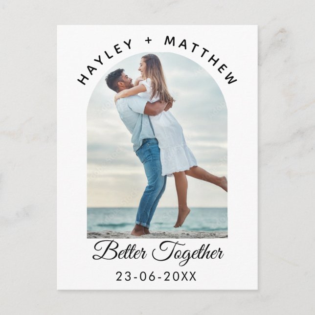 Carte Postale Better Together Valentine's Day Photo (Devant)