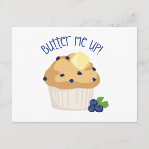 Carte Postale Beurre et muffin