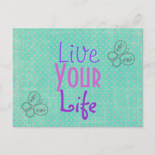 Carte Postale Beurre et Pois Inspiration (Devant)