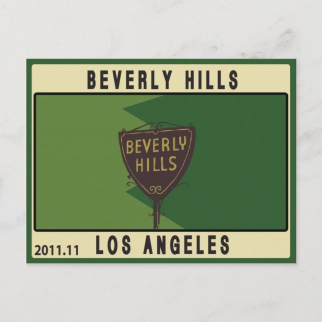 Carte Postale Beverly Hills (Devant)