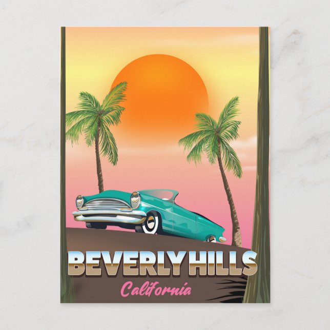 Carte Postale Beverly Hills Californie (Devant)