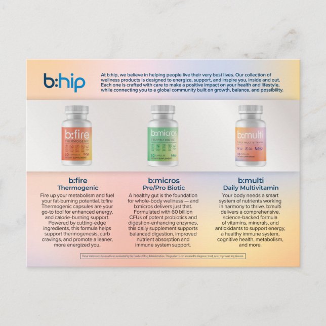 Carte Postale bhip Invitation Postcard (Devant)