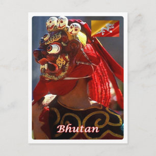 Carte Postale Bhoutan - Danse masquée -