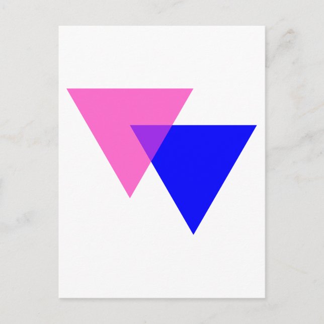 Carte Postale Bi Angles | Pride (Devant)