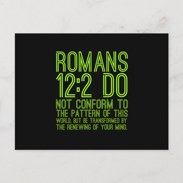 Carte Postale Bible transformée Jésus chrétien religieux quo (Devant)