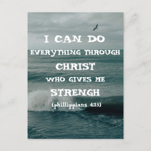 Carte Postale Bible Verse Inspiration Citation Écriture