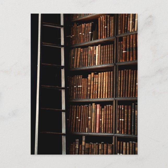 Carte Postale Bibliothèque (Devant)