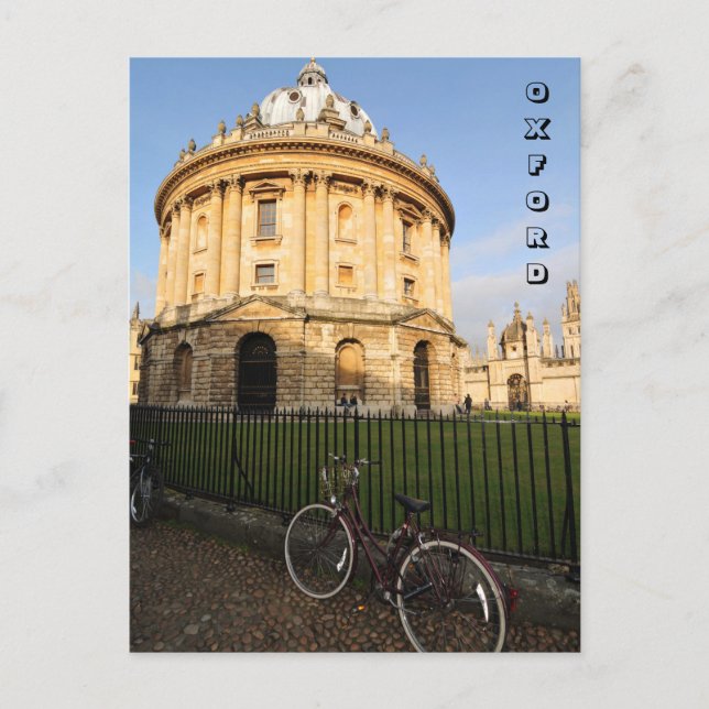 Carte Postale Bibliothèque à Oxford, Angleterre (Devant)
