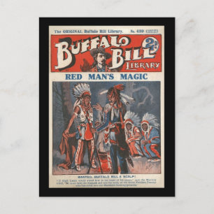 Carte Postale Bibliothèque Buffalo Bill originale no 439