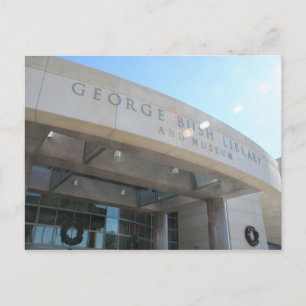 Carte Postale Bibliothèque George Bush