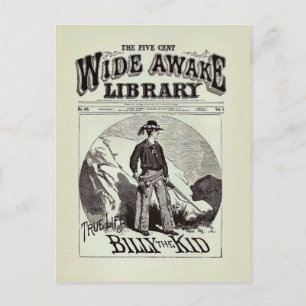 Carte Postale Bibliothèque grand éveil - Billy The Kid - Vintage