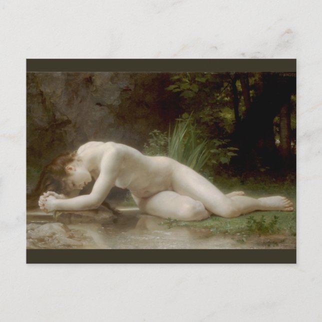Carte Postale Biblis (Byblis) par William-Adolphe Bouguereau (Devant)