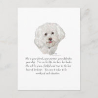 Bichon Frise Keepsake