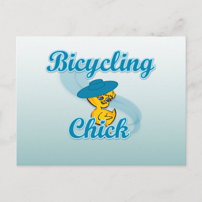 Carte Postale Bicyclage Chick #3 (Devant)