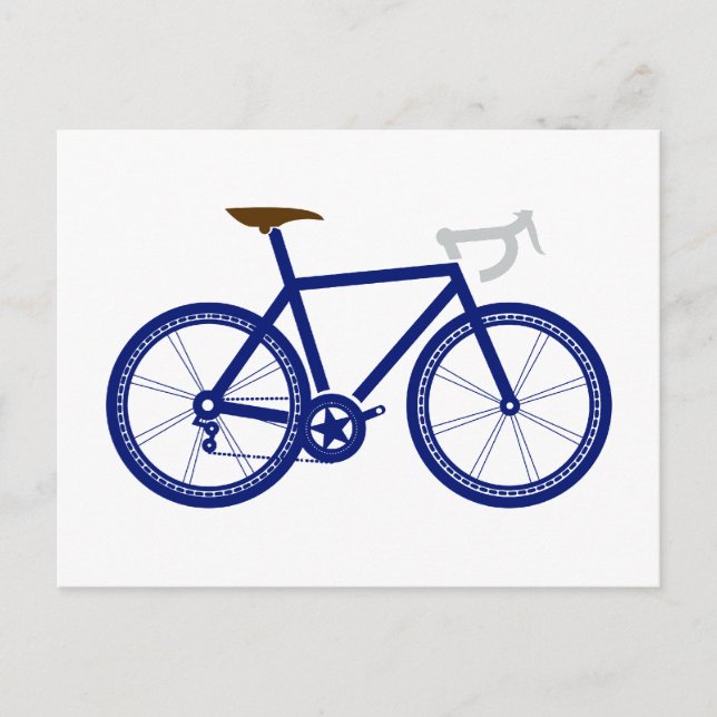 Carte Postale bicyclette bicycle (Devant)