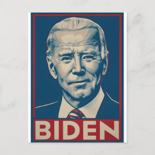 Carte Postale Biden Election 2024 Politique rétro