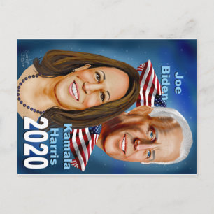 Carte postale Biden Harris