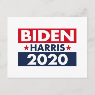 CARTE POSTALE BIDEN HARRIS 2020
