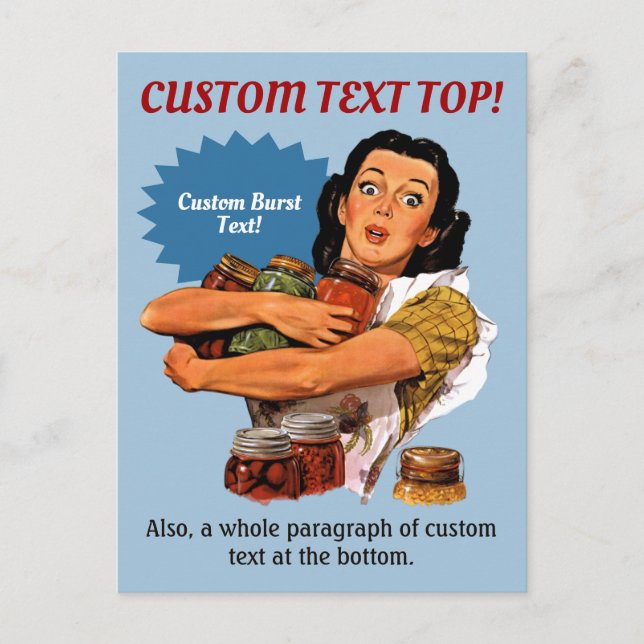 Carte Postale Bien Sûr Je Peux Postcard (Devant)