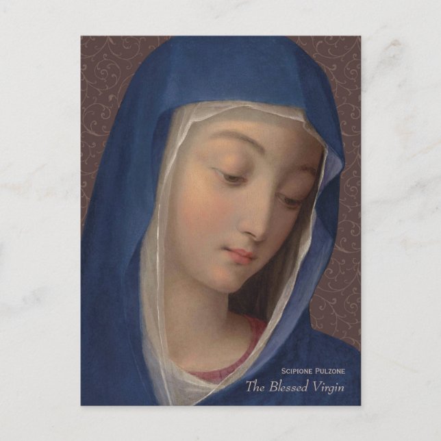 Carte Postale Bienheureux portrait vierge Scipione Pulzone CC071 (Devant)