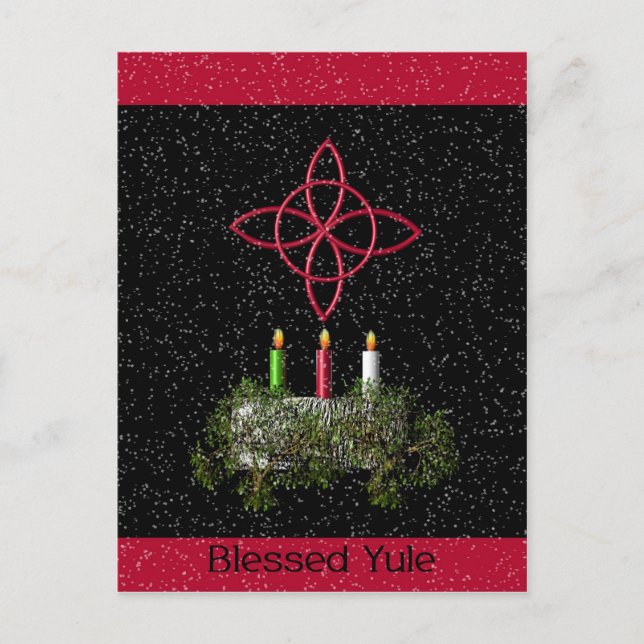 Carte Postale Bienheureux Yule (Devant)