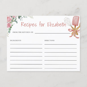 Carte Postale Bientôt Être Whisked Away Recette Card