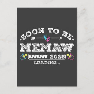 Carte Postale Bientôt Memaw 2025 en chargement