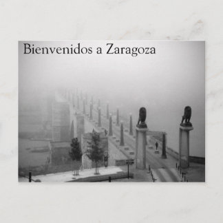 Carte Postale Bienvenidos a Saragosse