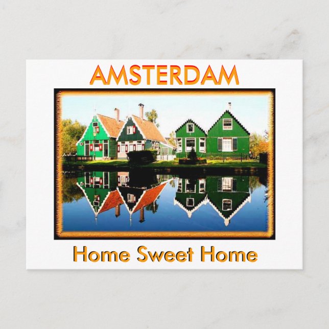 Carte Postale Bienvenue À Amsterdam (Mojisola A Gbadamosi Okubul (Devant)