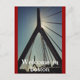 Carte Postale Bienvenue à Boston