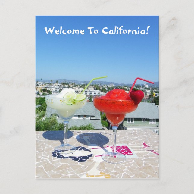Carte Postale Bienvenue À California Postcard! (Devant)