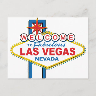 Carte Postale Bienvenue à Fabulous Las Vegas