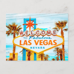 Carte Postale Bienvenue À Fabulous Las Vegas, Nevada