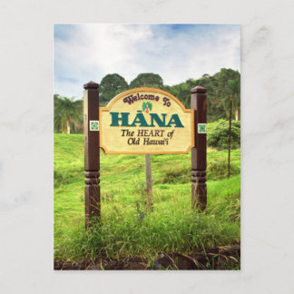 Carte Postale Bienvenue à Hana