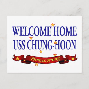 Carte Postale Bienvenue à la maison USS Chung-Hoon