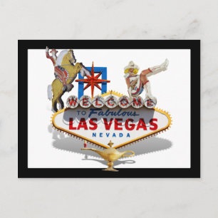 Carte Postale Bienvenue à Las Vegas