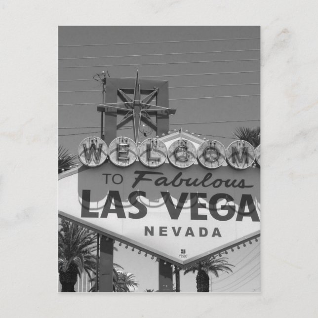 Carte Postale Bienvenue à Las Vegas (Devant)