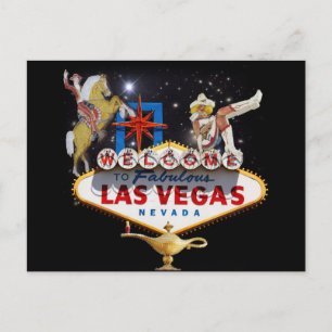 Carte Postale Bienvenue à Las Vegas