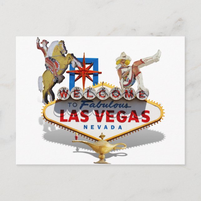 Carte Postale Bienvenue à Las Vegas (Devant)