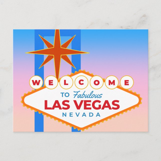 Carte Postale Bienvenue à Las Vegas 3 (Devant)