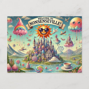 Carte Postale Bienvenue à Nonsenseville !"