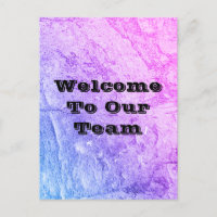 Bienvenue À Notre Équipe Marbled Blue Rose Office