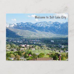 Carte Postale Bienvenue à Salt Lake City