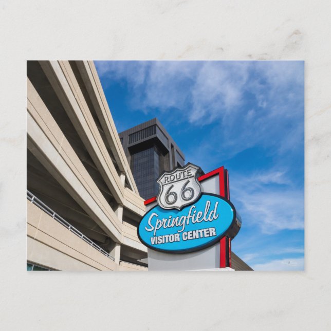 Carte Postale Bienvenue À Springfield MO (Devant)